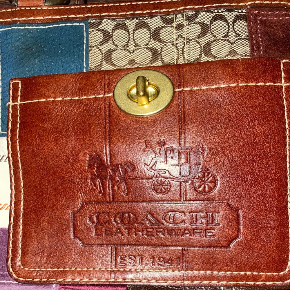 Patchwork Coach Purse - Picture 4 of 4